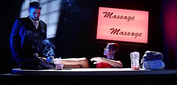  Brazzers - Dirty Masseur - Naughty Nuru scene starring Madison Ivy and Toni Ribas